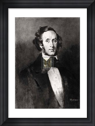 Framed Mendelssohn Print