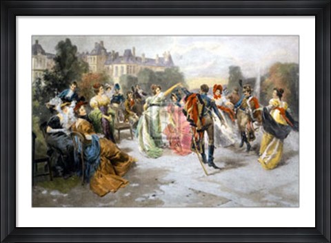 Framed Dance At the Imperial Court Print