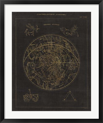Framed Costellazioni II Print