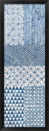 Framed Maki Tile Panel I Print