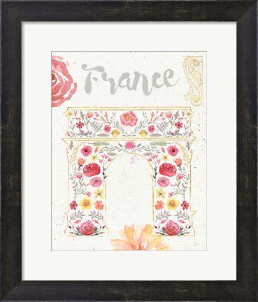 Framed Paris Blooms II Print