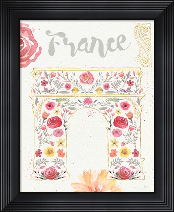 Framed Paris Blooms II Print