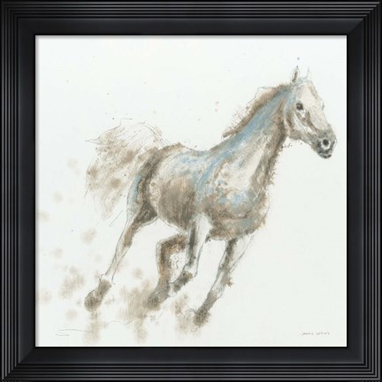 Framed Stallion I Print