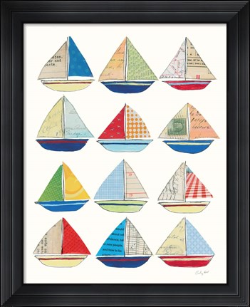 Framed Wind and Waves VII Print