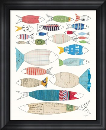 Framed Wind and Waves VI Print