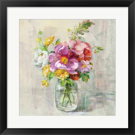 Framed Summer Treasures II Print