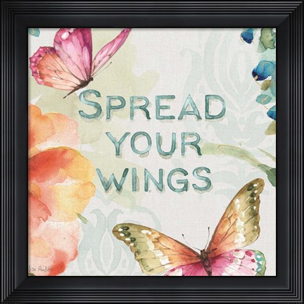 Framed Colorful Breeze II Print