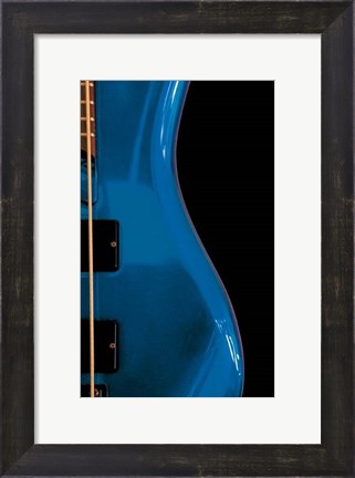 Framed Electric Blue Print