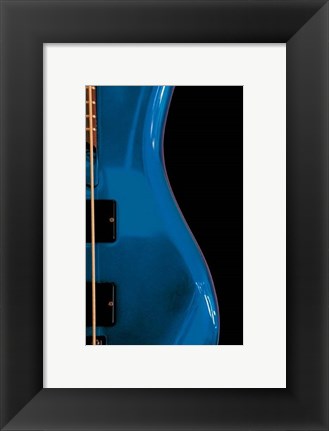 Framed Electric Blue Print