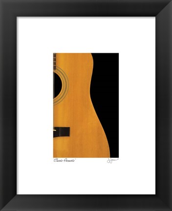 Framed Classic Acoustic Print