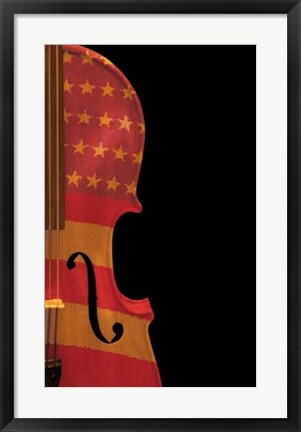 Framed American Fiddle Print
