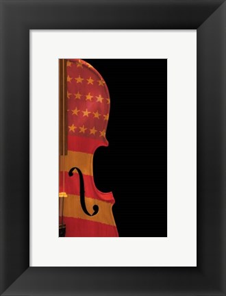 Framed American Fiddle Print