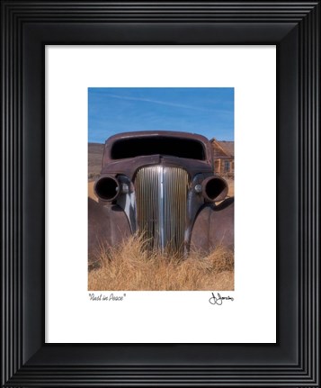 Framed Rust in Peace Print