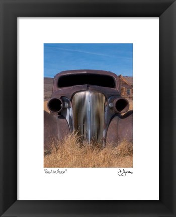 Framed Rust in Peace Print