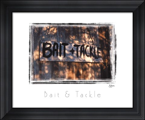 Framed Bait &amp; Tackle Print