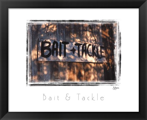 Framed Bait &amp; Tackle Print