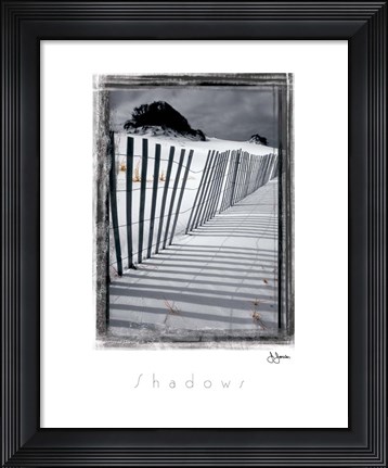 Framed Shadows Print