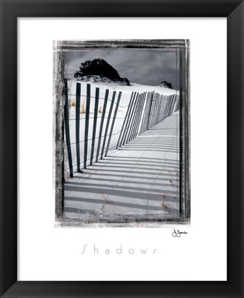 Framed Shadows Print