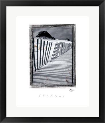 Framed Shadows Print