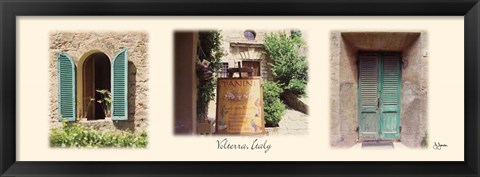 Framed Volterra, Italy Print