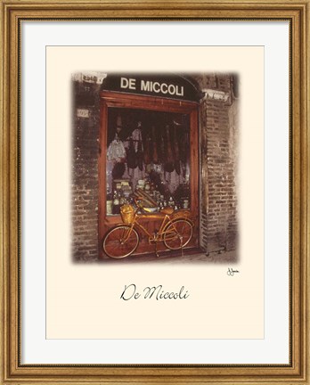Framed De Miccoli Print