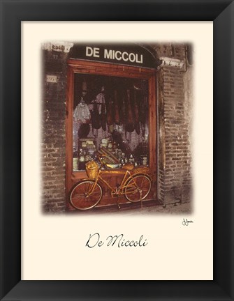 Framed De Miccoli Print