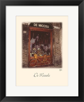 Framed De Miccoli Print