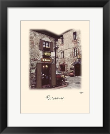 Framed Ristorante Print