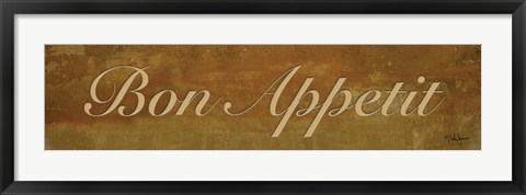 Framed Bon Appetit Print