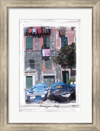 Framed Vernazza, Italy Print