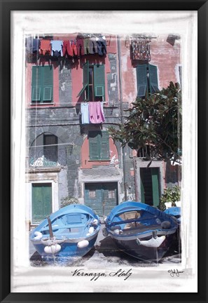 Framed Vernazza, Italy Print