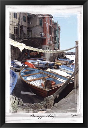 Framed Vernazza, Italy Print