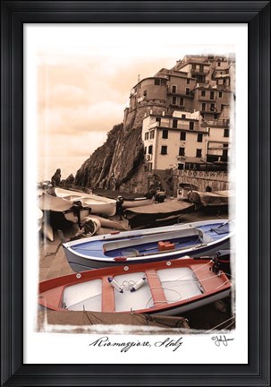 Framed Riomaggiore, Italy Print