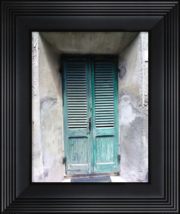 Framed Green Door Print