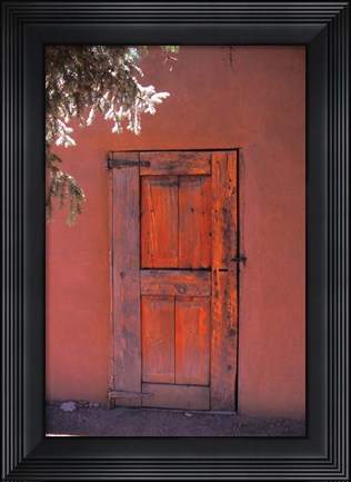 Framed Red Door Print