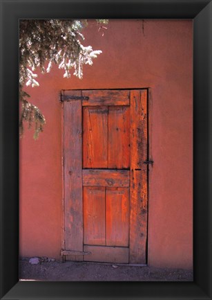 Framed Red Door Print