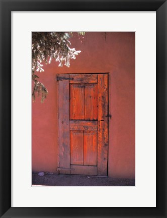 Framed Red Door Print