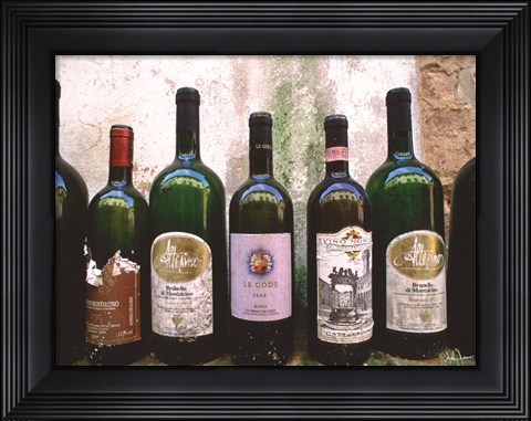 Framed Fine Wine II Print