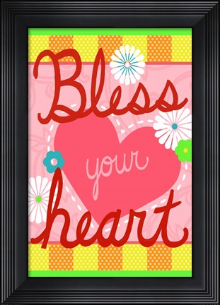 Framed Southern Sayings I Print