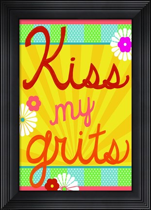 Framed Southern Sayings II Print