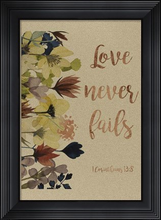 Framed Divine Romance I Print