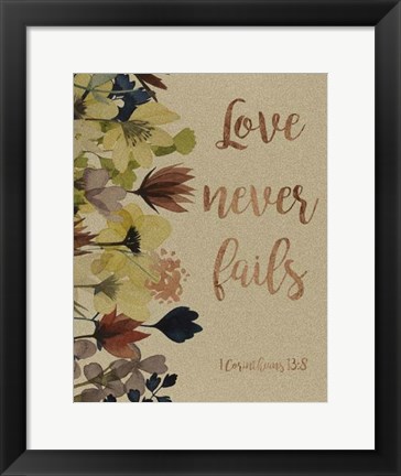 Framed Divine Romance I Print