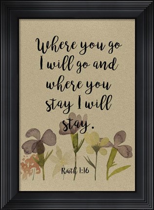 Framed Divine Romance V Print