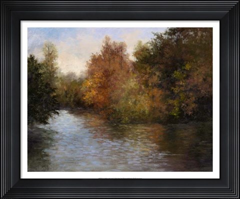 Framed Light on the Lake Print