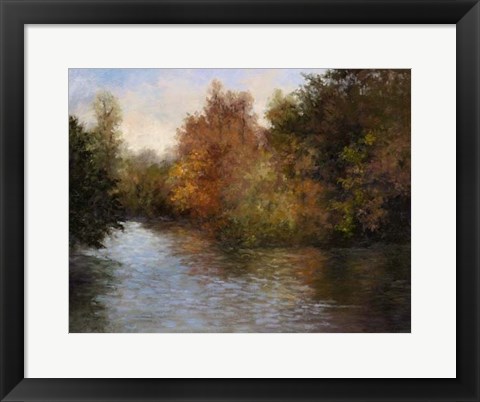 Framed Light on the Lake Print