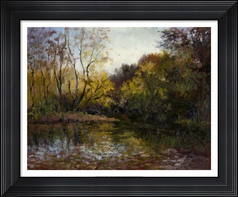 Framed Bend in the River at Morrow Print