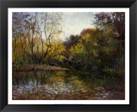 Framed Bend in the River at Morrow Print