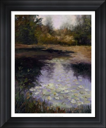 Framed Oregon Water Lilies Print
