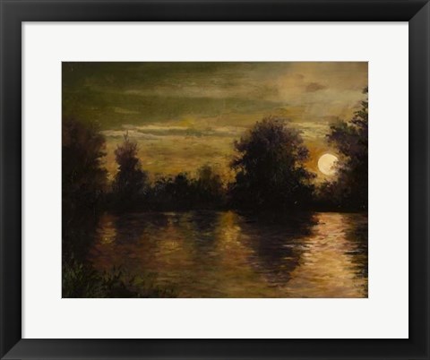Framed Setting Glow Print