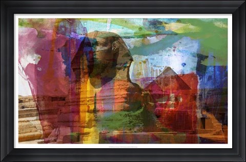 Framed Pharaohs &amp; Pyramids I Print